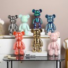 Gấu Hoạt Hình Bearbrick Bằng Gốm Trang Trí Nhà Cửa 28x14cm