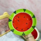 Set bát đĩa dưa hấu 3D 12 món gốm sứ cao cấp ( bán cả set 12 món)