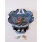 Bát  Sen Thả Hoa Minh Đường Tụ Thuỷ Màu MEN HỎA BIẾN NHAM THẠCH Xanh Gốm Sứ Cao Cấp Bát Tràng