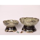 Bát  Sen Thả Hoa Minh Đường Tụ Thuỷ Màu MEN HỎA BIẾN NHAM THẠCH Nâu  Gốm Sứ Cao Cấp Bát Tràng