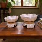 Bát  Sen Thả Hoa Minh Đường Tụ Thuỷ Màu MEN HỎA BIẾN NHAM THẠCH vàng  Gốm Sứ Cao Cấp Bát Tràng