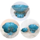 Bát  Sen Thả Hoa Minh Đường Tụ Thuỷ Màu MEN HỎA BIẾN NHAM THẠCH xanh ngọc  Gốm Sứ Cao Cấp Bát Tràng