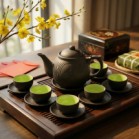 Bộ tách lót đen khắc