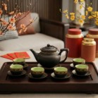 Bộ liên hoa dán hạc