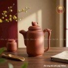Bộ Ấm Chén Tử Sa Long Đào Dung Tích 480ml