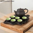 Bộ Ấm Chén Tử Sa Bí Cao Khay Lá Dung Tích 400ml