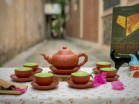 Bộ Ấm Chén Tử Sa Khắc Bát Tràng 270ml