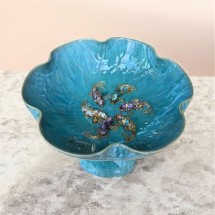 Bát  Sen Thả Hoa Minh Đường Tụ Thuỷ Màu MEN HỎA BIẾN NHAM THẠCH xanh ngọc  Gốm Sứ Cao Cấp Bát Tràng