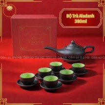 Bộ Ấm Chén Tử Sa Aladanh S2 Bát Tràng 380ml